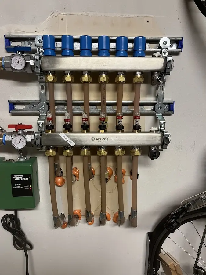 Plumber performing Gas Line Installation at a residential property in Kapaa